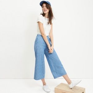 Madewell Atlantic Pull-in Crop Linen Pants